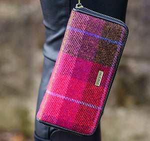 Tweed Wallet with Wrist Strap