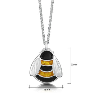 Bumblee Enamel Dress Pendant
