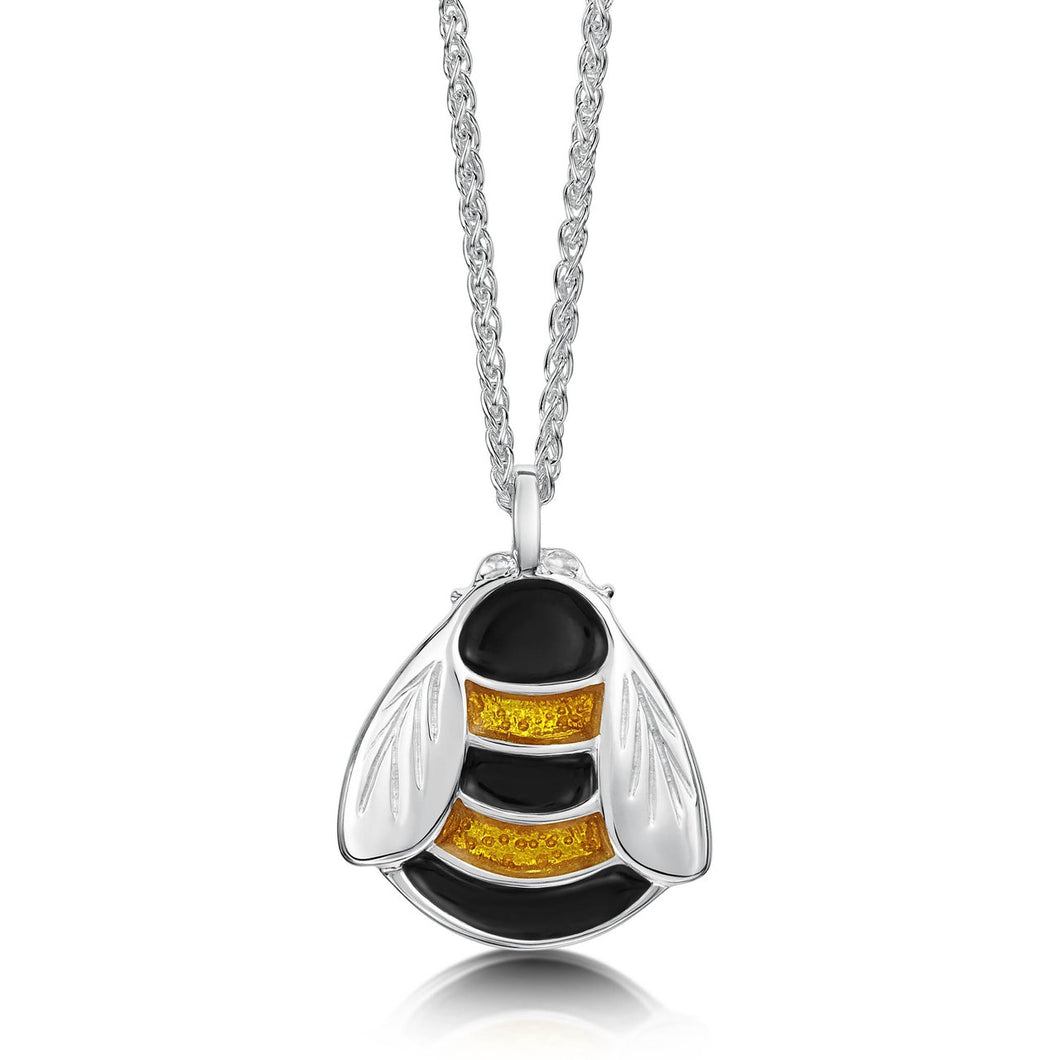 Bumblee Enamel Dress Pendant
