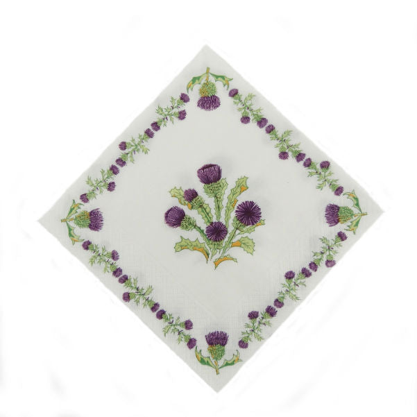 Thistle & Robert Burns Luncheon Napkins