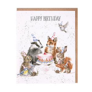 Woodland Birthday Party Card