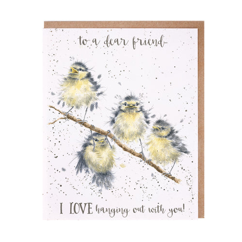 Wrendale Hanging Out Birthday Card