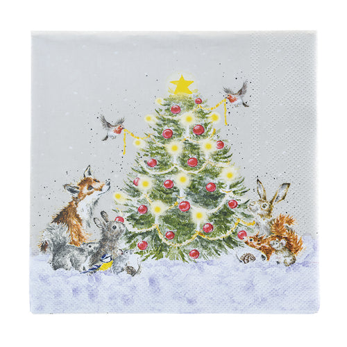Wrendale Designs Oh Christmas Tree Luncheon Napkins