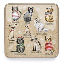 Load image into Gallery viewer, Grandma Wild&#39;s Cats in Jumpers Biscuit Tin

