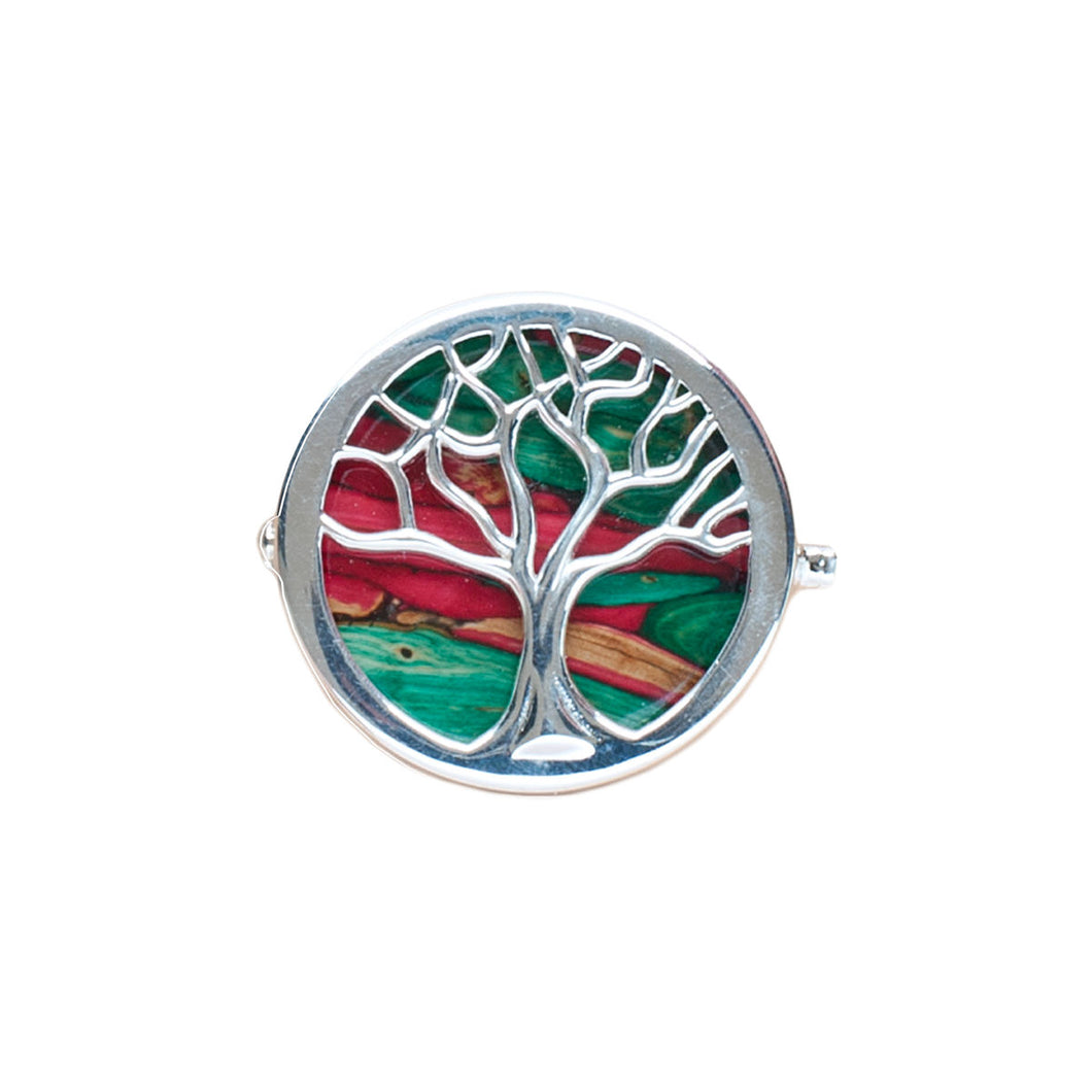 Heathergems Tree of Life Brooch