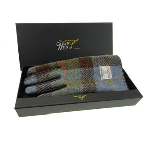 Ladies Harris Tweed Boxed Gloves