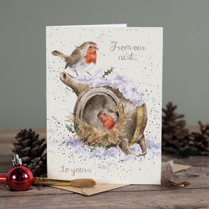 'From Our Nest To Yours' Robin Card