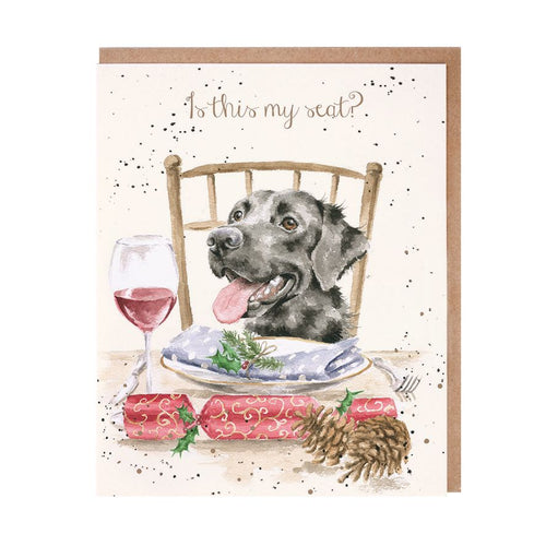 'Is This My Seat' Labrador Card