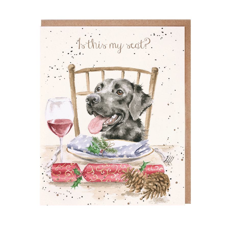 'Is This My Seat' Labrador Card