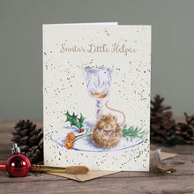 Load image into Gallery viewer, &#39;Santa&#39;s Little Helper&#39; Mouse Card
