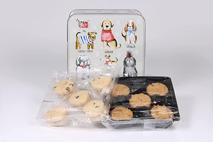 Grandma Wild's Embossed Dogs in Jumpers Tin - 160g