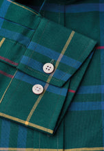 Load image into Gallery viewer, Green Plaid Check Cotton Shirt
