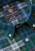 Load image into Gallery viewer, Green Mixed Tartan Check Shirt
