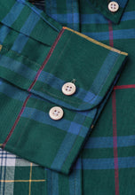 Load image into Gallery viewer, Green Mixed Tartan Check Shirt
