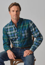 Load image into Gallery viewer, Green Mixed Tartan Check Shirt

