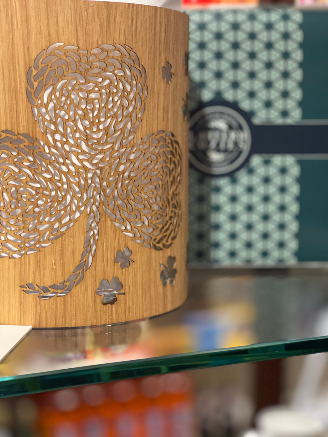 Irish Shamrock Lantern - Large