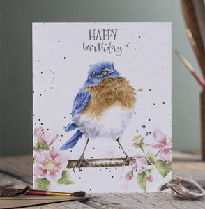 'The Bluebirds Song' Birthday Card