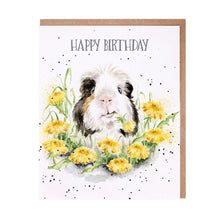 Load image into Gallery viewer, &#39;Dandy Day&#39; Guinea Pig Birthday Card
