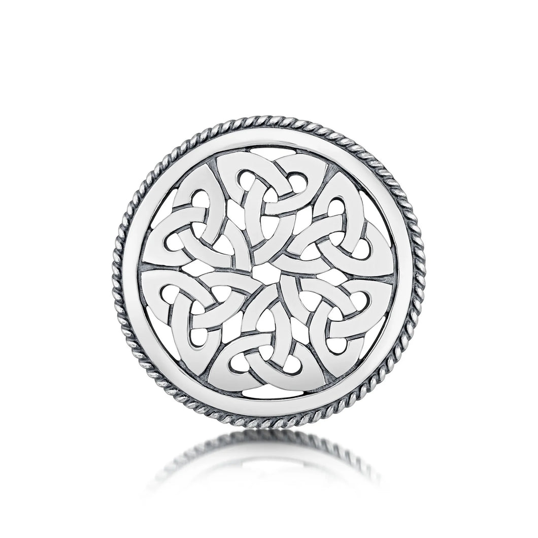 Book of Kells Brooch in Sterling Silver