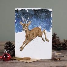 Load image into Gallery viewer, &#39;Dash Away&#39; Reindeer Christmas Card
