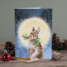 Load image into Gallery viewer, &#39;By The Light of the Moon&#39; Rabbit Card
