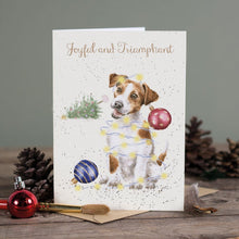 Load image into Gallery viewer, &#39;Joyful and Triumphant&#39; Jack Russell Card
