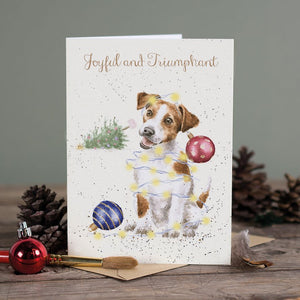 'Joyful and Triumphant' Jack Russell Card