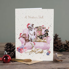 Load image into Gallery viewer, &#39;A Winter&#39;s Tail&#39; Dog Card
