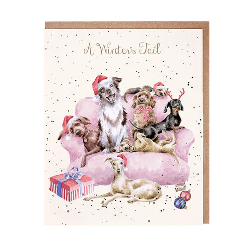 'A Winter's Tail' Dog Wrendale Card