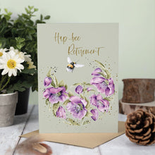 Load image into Gallery viewer, &#39;Hap-Bee Retirement&#39; Card
