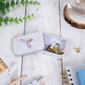 'Wisteria Wishes' Hummingbird Mini Gift Tin