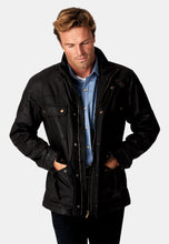 Load image into Gallery viewer, Cotton Twill Carbon Finish Biker Jacket

