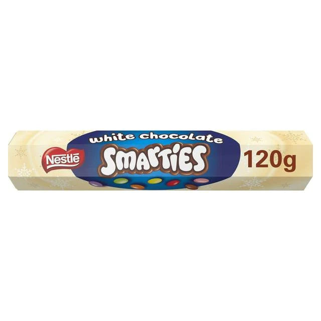 Smarties White Chocolate Giant Tube -120g