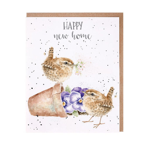'New Digs' Wren New Home wrendale Card