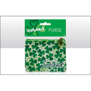 Irish Shamrock Coin Purse