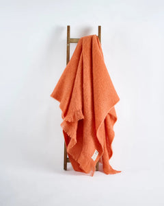 Avoca Russet Mohair Throw