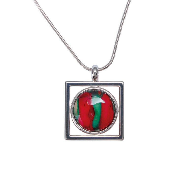 Open Square Pendant