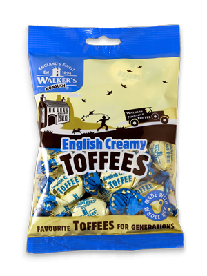 Walker's English Creamy Toffee - 150g bag