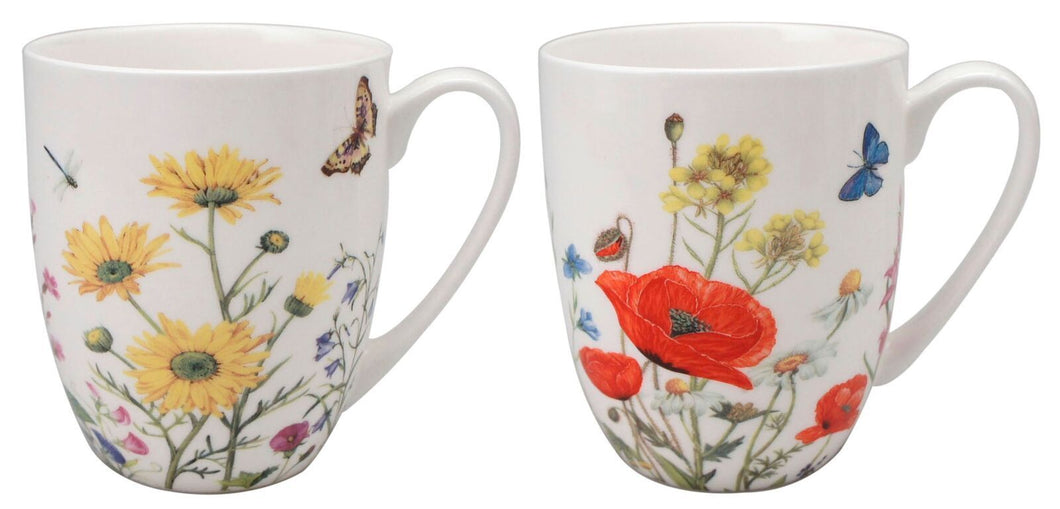Wildflowers Mug Pair