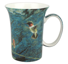 Load image into Gallery viewer, Bateman Ruby-Throat and Columbine Crest Mug
