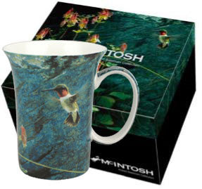 Bateman Ruby-Throat and Columbine Crest Mug