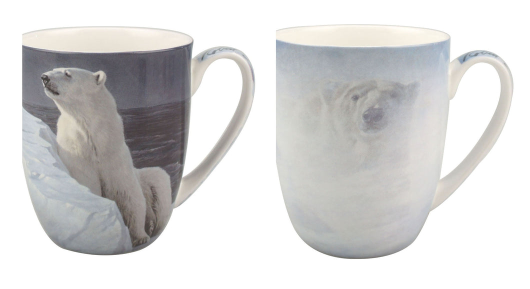 Bateman Polar Bears Mug Pair