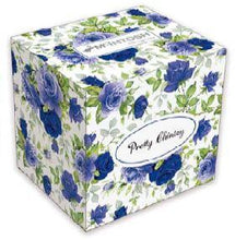 Load image into Gallery viewer, Pretty Chintzy Dark Blue Roses Java Mug
