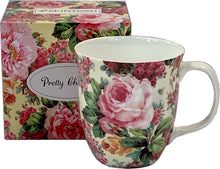 Load image into Gallery viewer, Pretty Chintzy Rose Bouquet Java Mug
