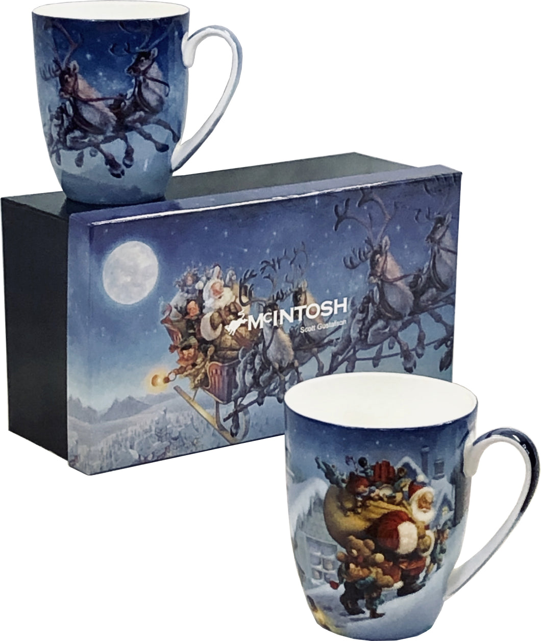 Santa Claus Mug Set