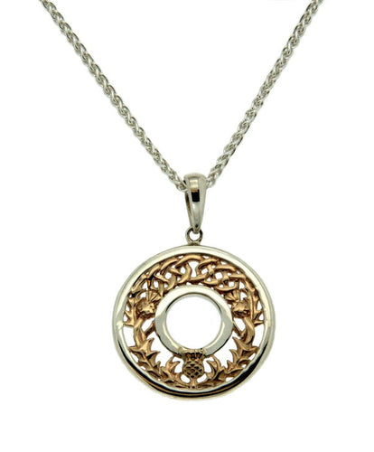 Keith Jack Reversible Thistle Pendant