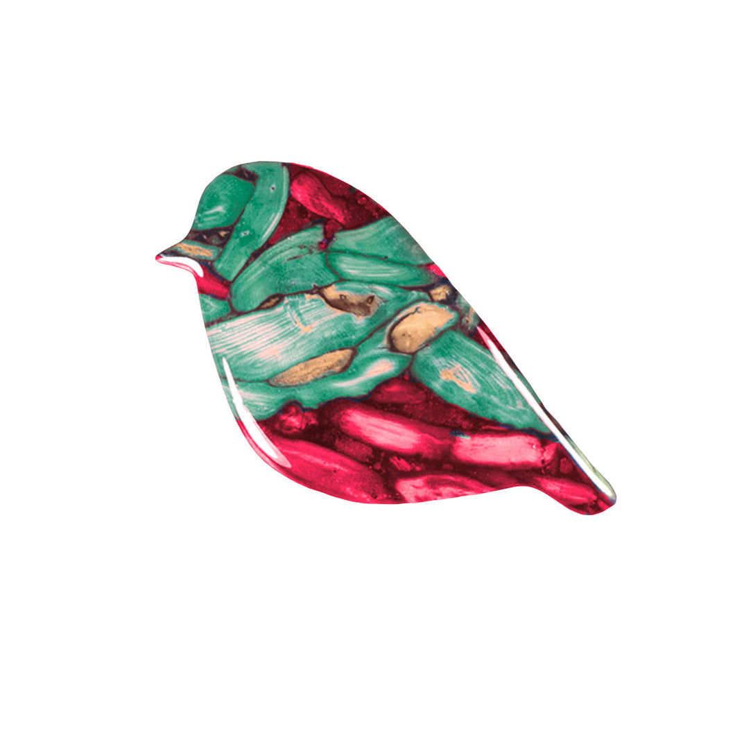 Heathergems Robin Brooch