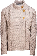 Load image into Gallery viewer, Aran Asymmetrical Cardigan
