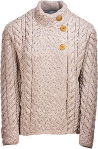 Aran Asymmetrical Cardigan