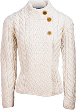 Load image into Gallery viewer, Aran Asymmetrical Cardigan
